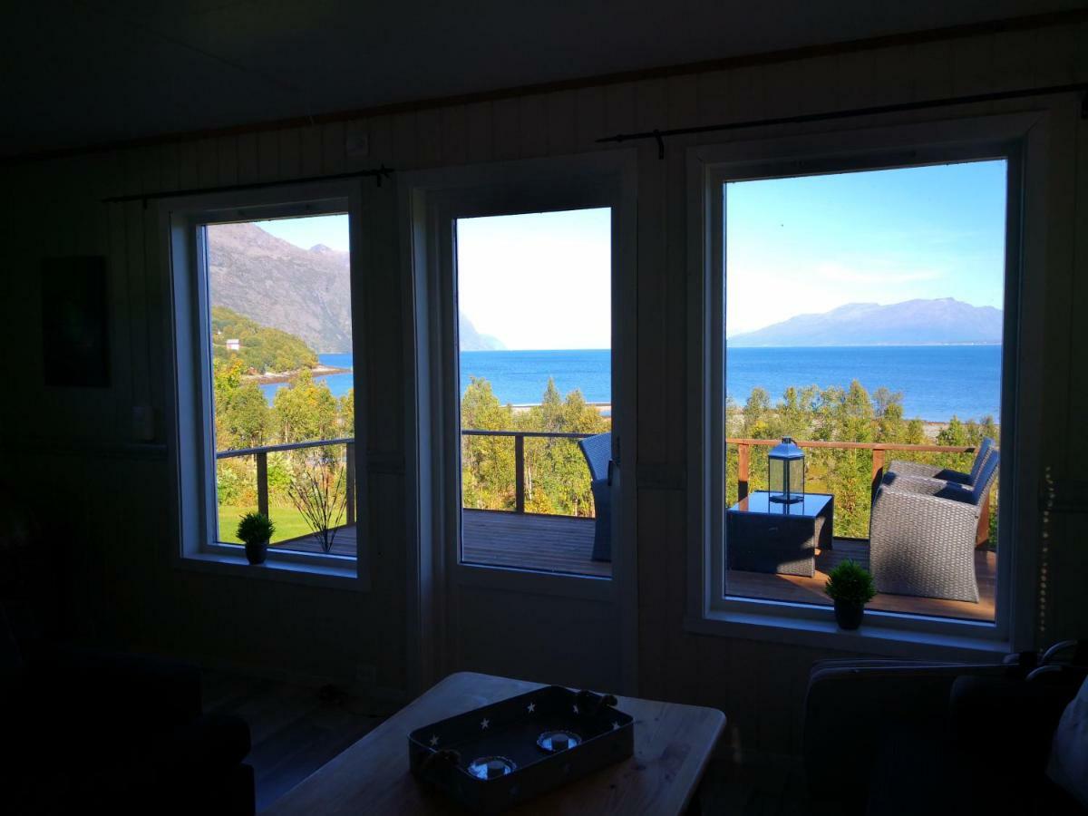 House In The Heart Of The Lyngen Alps With Best View Villa Lyngseidet Екстериор снимка